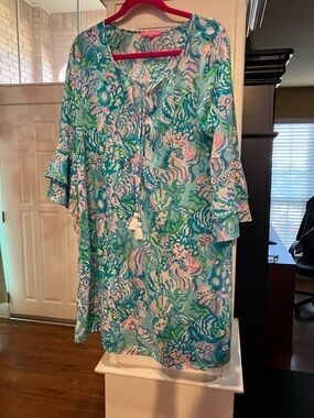 LILLY PULITZER MIDI DRESS SZ XL